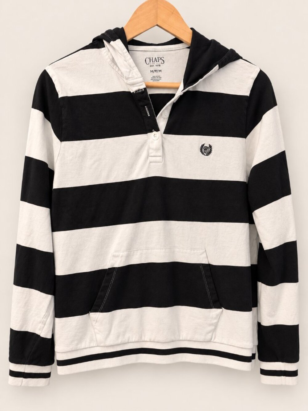 CHAPS rugby-inspired pullover shirt